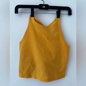 Beyond Yoga Spacedye Refocus Cropped Tank - Yellow Size S